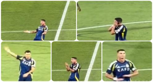 سخر من زملائه وثار بإشارات غاضبة ثم استسلم.. رد فعل رونالدو بعد هزيمة النصر أمام الهلال (فيديو وصور)